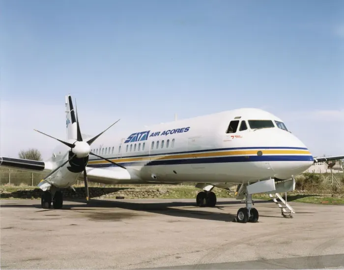 Framed Print : British Aerospace ATP of SATA Air Acores