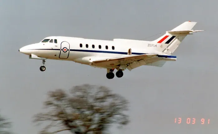 Framed Print : British Aerospace HS. 125 CC. 3 ZD704 Framed Print : British Aerospace HS. 125 CC. 3 ZD704