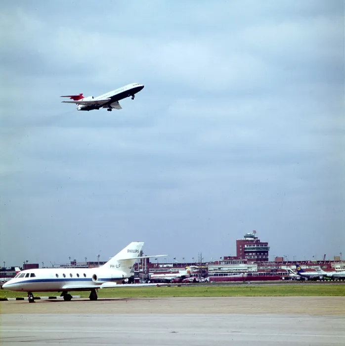 Framed Print : British Airways Planes on Runway at London Heathrow Airport Date: circa 1960s Framed Print : British Airways Planes on Runway at London Heathrow Airport Date: circa 1960s
