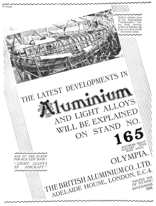 Framed Print : British Aluminium 1929 Framed Print : British Aluminium 1929