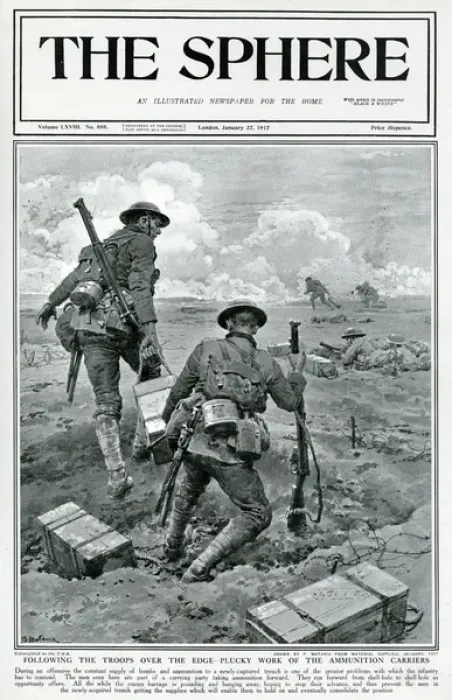 Framed Print : British ammunition carriers Framed Print : British ammunition carriers
