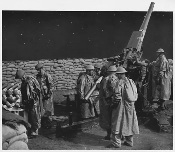 Framed Print : British anti-aircraft unit, WWII Framed Print : British anti-aircraft unit, WWII