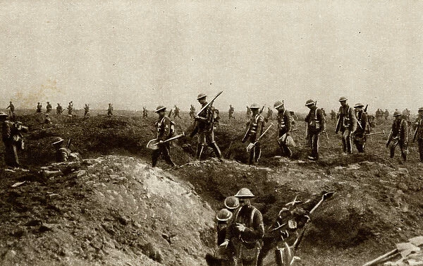British armies launched gigantic attacks on Somme 1916