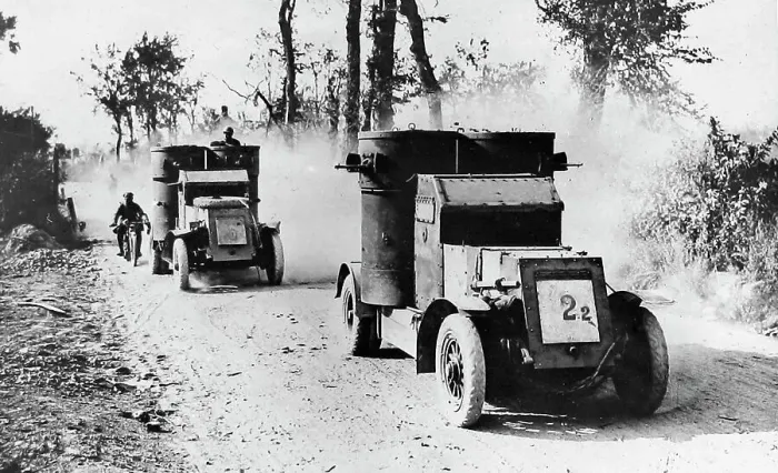 Framed Print : British Armoured Cars during WW1 Framed Print : British Armoured Cars during WW1