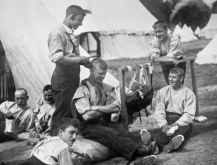 Framed Print : British Army Camp Victorian period Framed Print : British Army Camp Victorian period