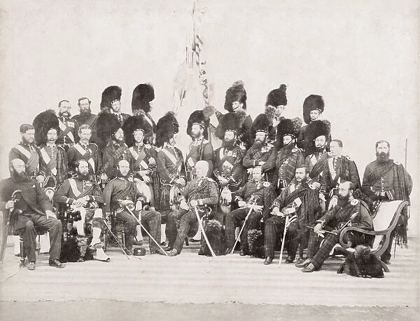 British army in India, 1860s 42nd Highlanders Regiment
