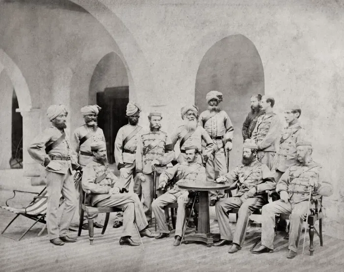 Framed Print : British army in India the 21st Punjab Infantry, 1866 Framed Print : British army in India the 21st Punjab Infantry, 1866