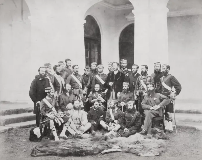 Framed Print : British army in India - 93rd Highlanders 1864 Framed Print : British army in India - 93rd Highlanders 1864