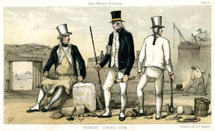 Framed Print : British artificers