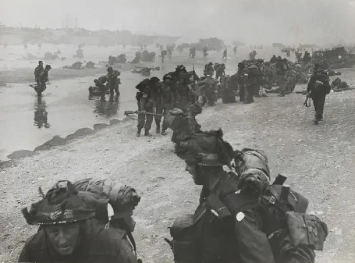 Framed Print : British Beach-Head Photograph Hailed as ?War?s Greatest? Framed Print : British Beach-Head Photograph Hailed as ?War?s Greatest?