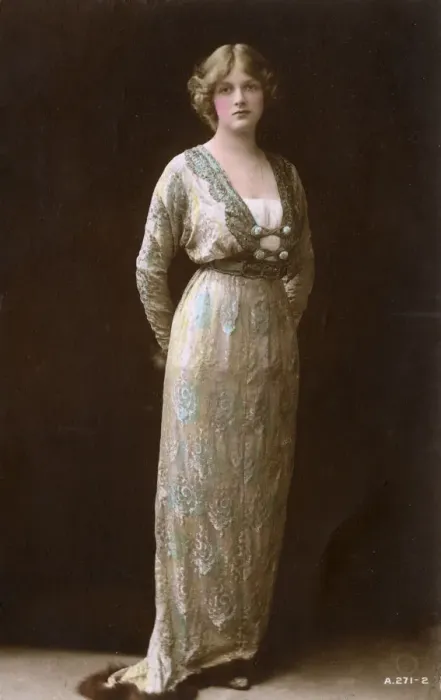 Framed Print : A British Beauty in a very fine dress Framed Print : A British Beauty in a very fine dress
