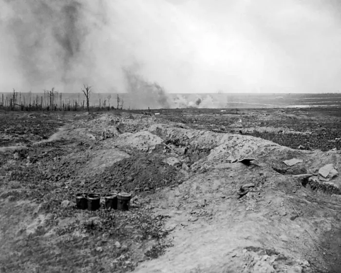 Framed Print : British bombarding German trenches, Western Front, WW1 Framed Print : British bombarding German trenches, Western Front, WW1