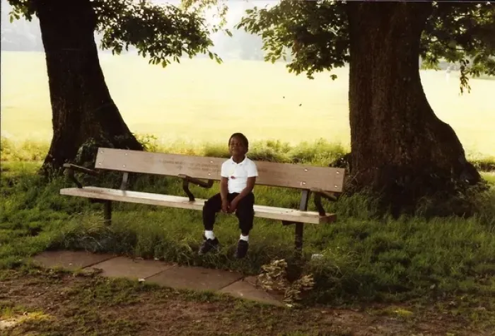 Framed Print : British Caribbean Heritage - Boy on the bench Hampstead Lond Framed Print : British Caribbean Heritage - Boy on the bench Hampstead Lond