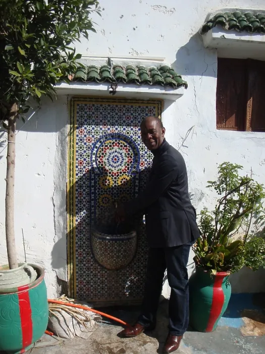 Framed Print : British Caribbean man in Rabat Framed Print : British Caribbean man in Rabat