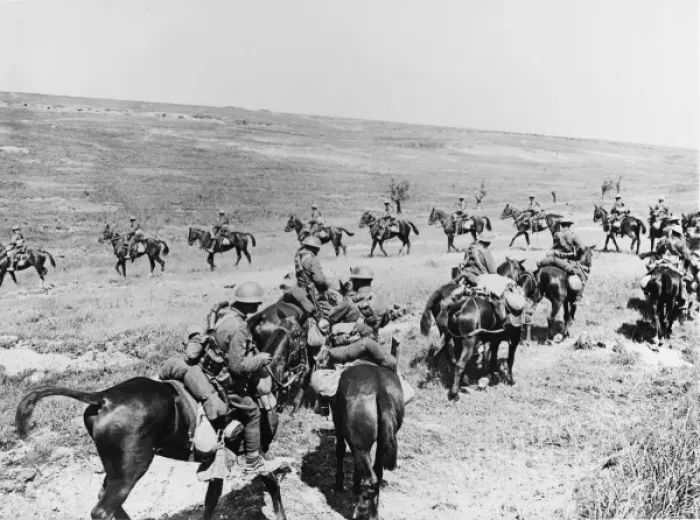 Framed Print : British Cavalry 1918 Framed Print : British Cavalry 1918