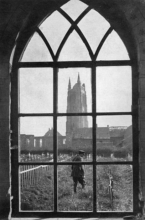 Framed Print : British cemetery on the Western Front