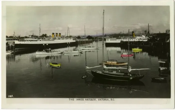 Framed Print : British Columbia, Canada - The Inner Harbour, Victoria Framed Print : British Columbia, Canada - The Inner Harbour, Victoria