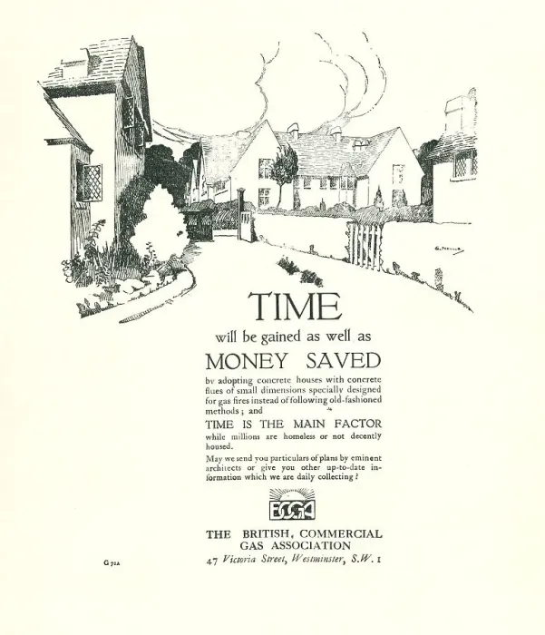 Framed Print : British Commercial Gas Association Advert Framed Print : British Commercial Gas Association Advert