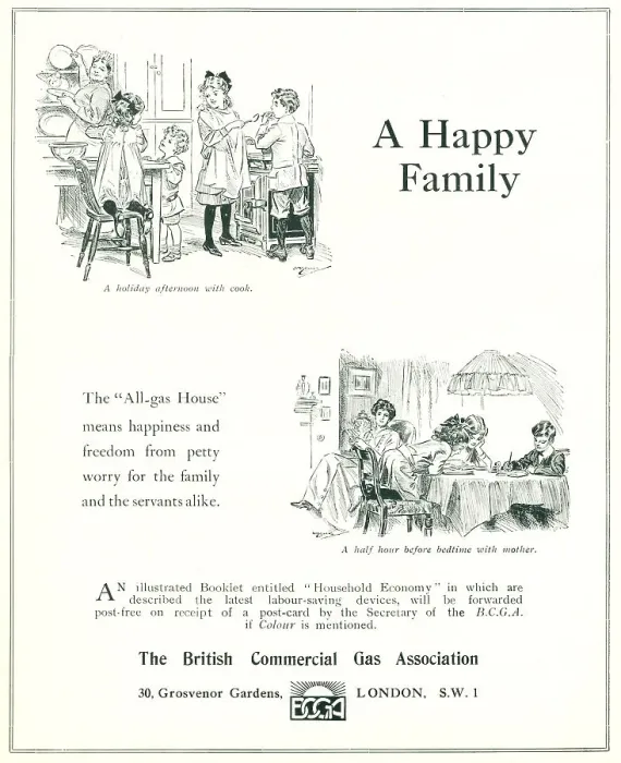 Framed Print : British Commercial Gas Association Advert Framed Print : British Commercial Gas Association Advert