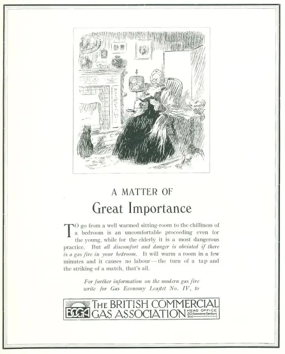 Framed Print : British Commercial Gas Association Advert Framed Print : British Commercial Gas Association Advert