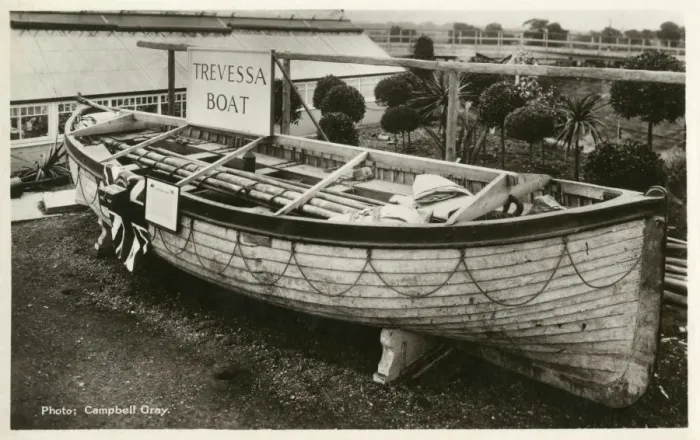 Framed Print : British Empire Exhibition 1924 - The Trevessa Boat Framed Print : British Empire Exhibition 1924 - The Trevessa Boat
