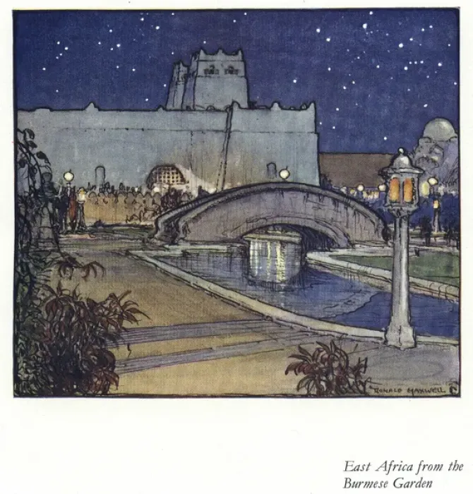 Framed Print : British Empire Exhibition, Wembley