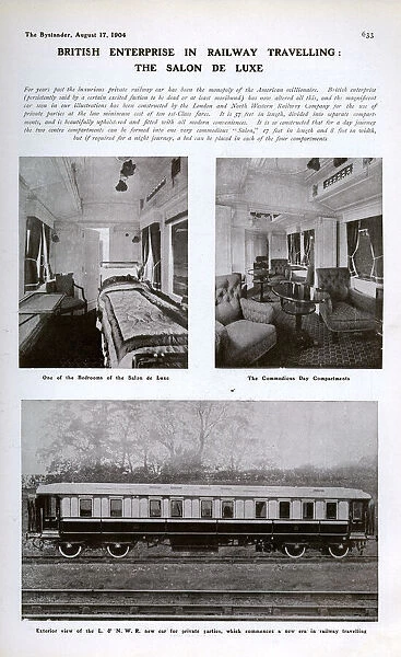 British enterprise in railway travelling: the salon de luxe