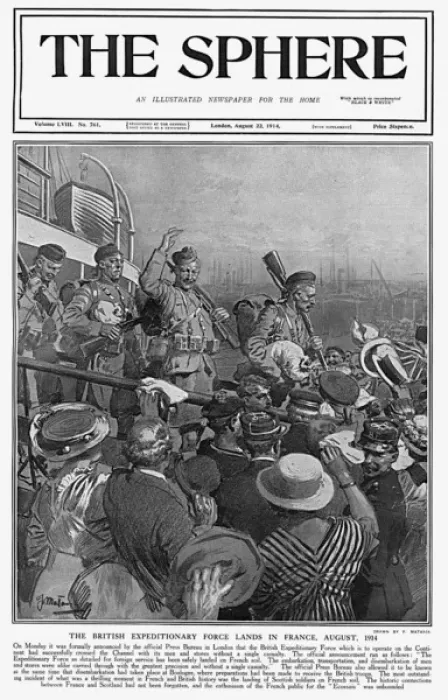 Framed Print : British Expeditionary Force 1914 Framed Print : British Expeditionary Force 1914