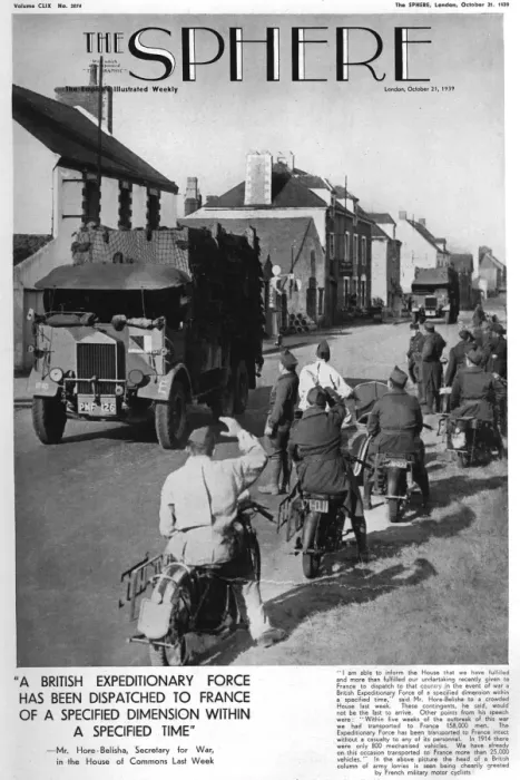 Framed Print : British Expeditionary Force arrive in France, 1939 Framed Print : British Expeditionary Force arrive in France, 1939