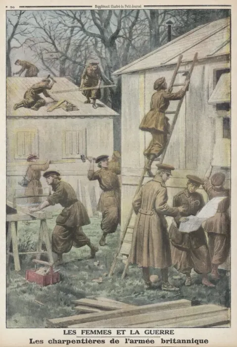 Framed Print : British Female Soldiers Framed Print : British Female Soldiers