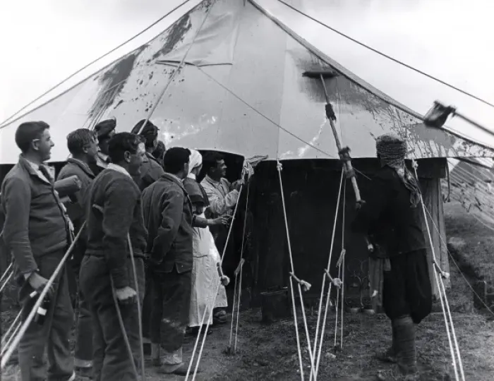 Framed Print : British field hospital marquee, Salonika, WW1 Framed Print : British field hospital marquee, Salonika, WW1