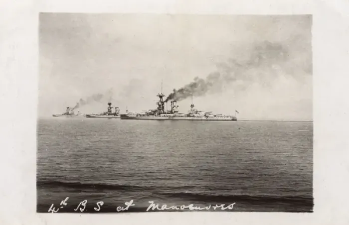 Framed Print : British Fleet - 4th Battle Squadron on Manoeuvres - 1923 Framed Print : British Fleet - 4th Battle Squadron on Manoeuvres - 1923