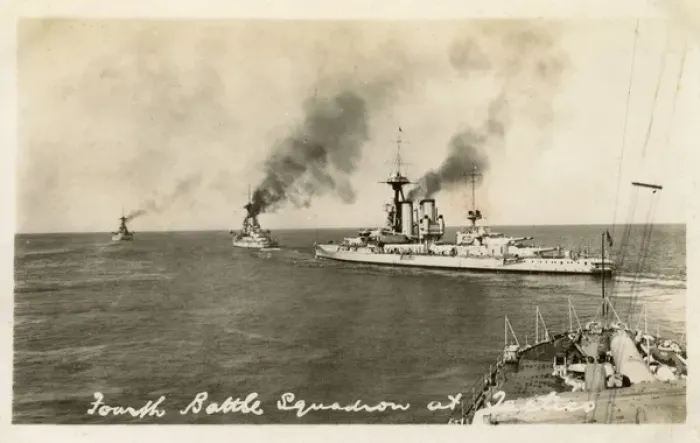 Framed Print : British Fleet - 4th Battle Squadron on Manoeuvres - 1923 Framed Print : British Fleet - 4th Battle Squadron on Manoeuvres - 1923