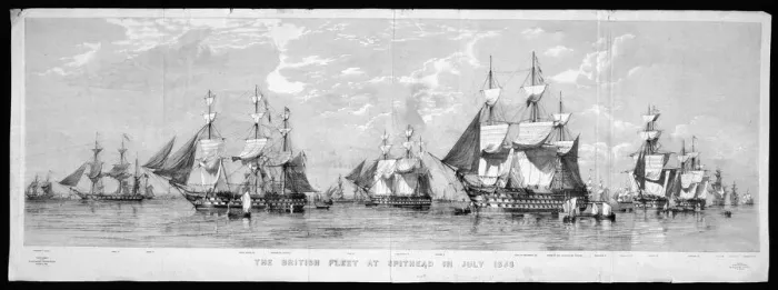 Framed Print : British Fleet / Spithead Framed Print : British Fleet / Spithead