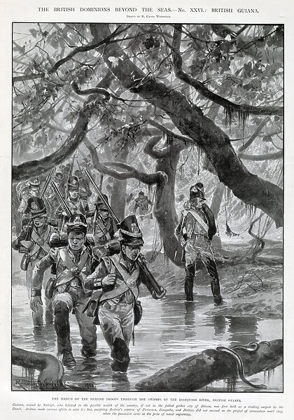 British forces occupy Guyana. Date: 1803