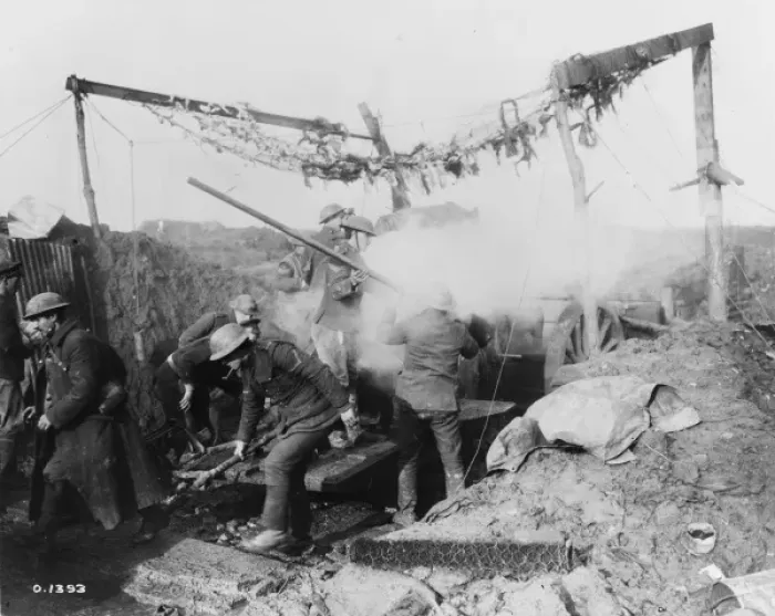 Framed Print : British Front in France, 1917 Framed Print : British Front in France, 1917