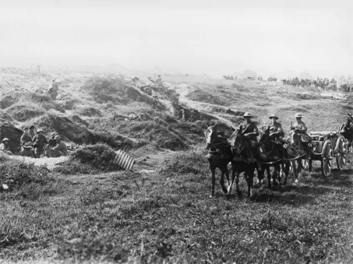 Framed Print : British Front in France 1918 Framed Print : British Front in France 1918
