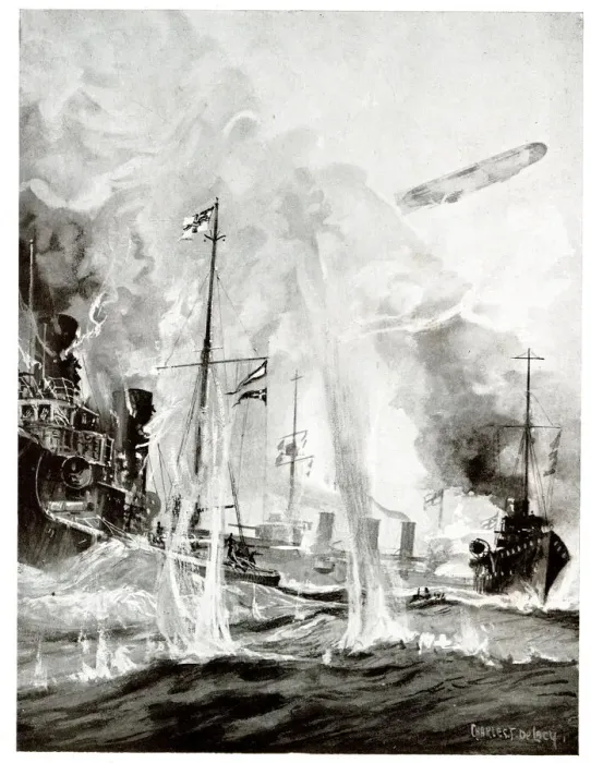 Framed Print : British and German destroyers, Heligoland Bight, WW1 Framed Print : British and German destroyers, Heligoland Bight, WW1