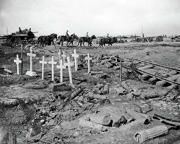 British graveyard on Western Front, WW1