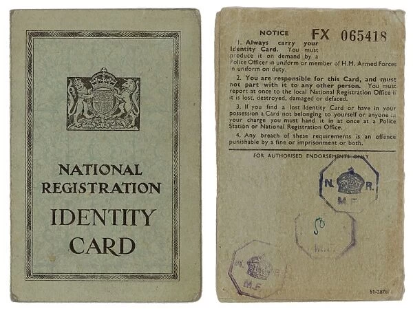British Identity Cards 1