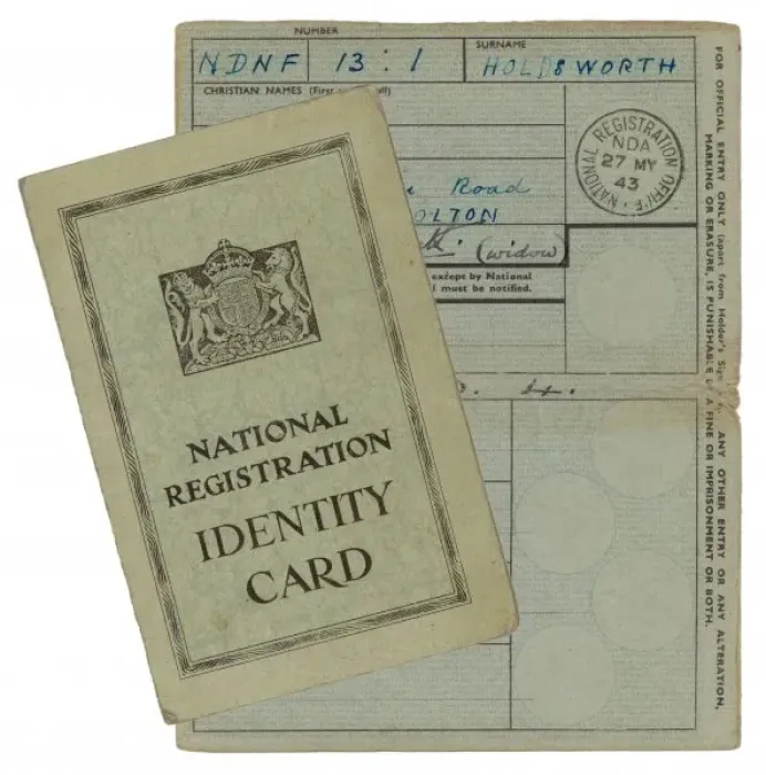 Framed Print : British Identity Cards 2 Framed Print : British Identity Cards 2