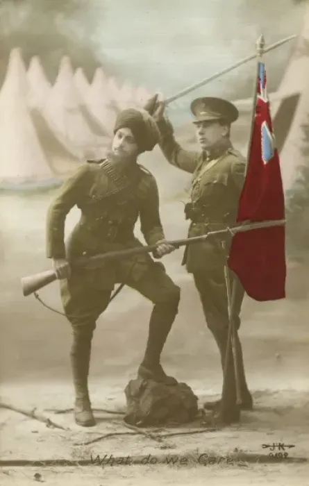Framed Print : British and Indian soldiers - WWI allies (3 / 3) Framed Print : British and Indian soldiers - WWI allies (3 / 3)