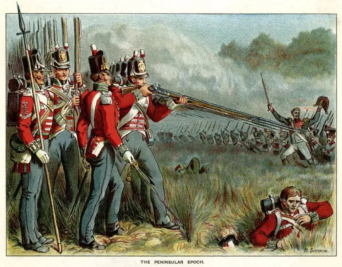 Framed Print : BRITISH INFANTRY 1810 Framed Print : BRITISH INFANTRY 1810