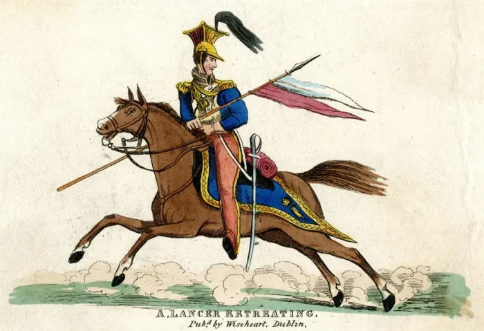 Framed Print : BRITISH LANCER 1810 Framed Print : BRITISH LANCER 1810