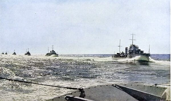 The British Mediterranean Fleet on Exercises, 1935