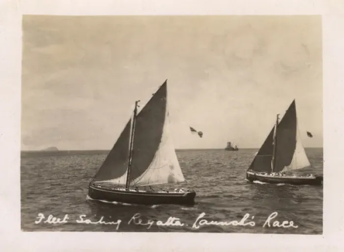 Framed Print : British Mediterranean Fleet Sailing Regatta - Launchs Race Framed Print : British Mediterranean Fleet Sailing Regatta - Launchs Race