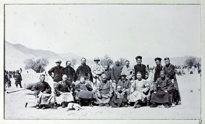 Framed Print : British Military Campaign to Tibet - Coronation Day group Framed Print : British Military Campaign to Tibet - Coronation Day group