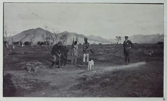 Framed Print : British Military Campaign to Tibet - golf at Gyantse