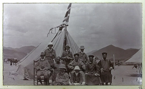 British Military Campaign to Tibet - group photo, race day