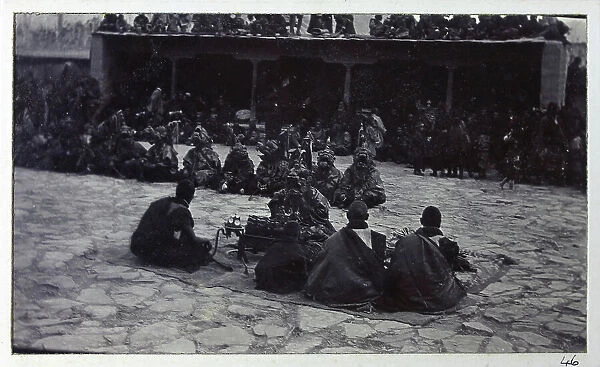 British Military Campaign to Tibet - monastery dancers